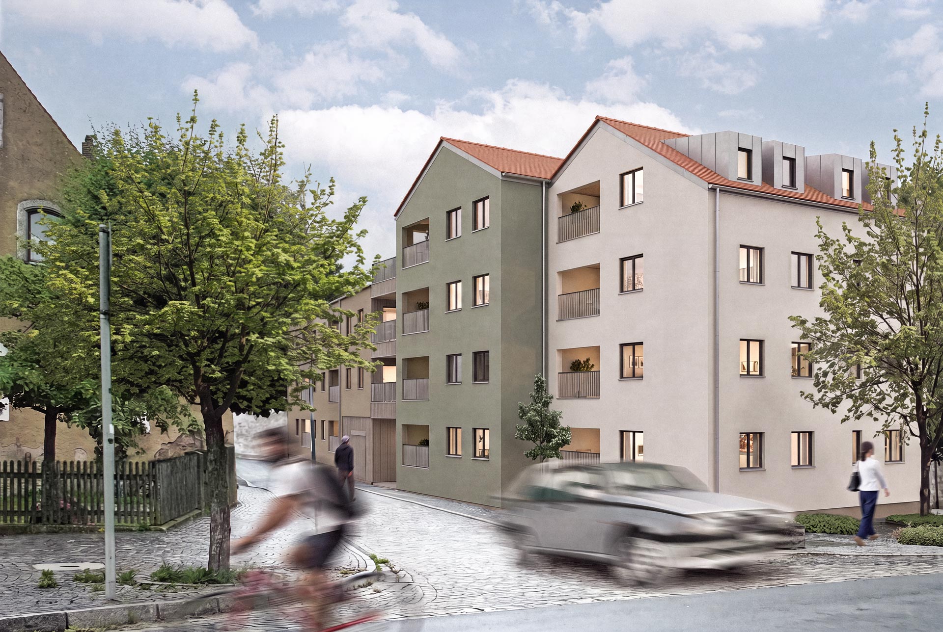 Wolf ProjektSACHen GmbH Visualisierung des Marktplatzhauses in Vohenstrauß